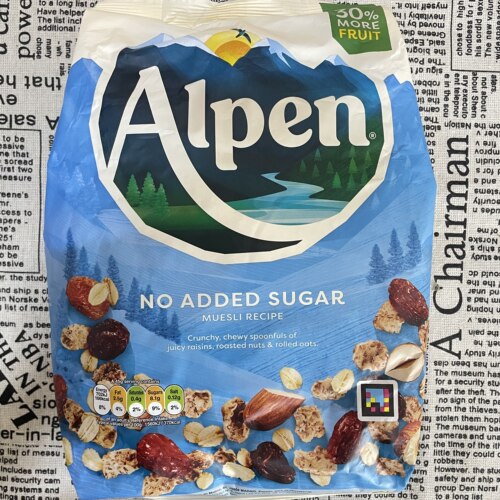 英国无糖高纤葡萄干早餐燕麦片