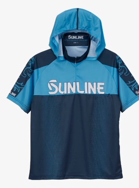 SUNLINE桑赖23新款 SUW-04214CW 夏季防晒短袖钓鱼服