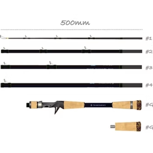 25款TRANSCENDENCE 多节便携路亚竿远征竿LateBloomings Zinia56+