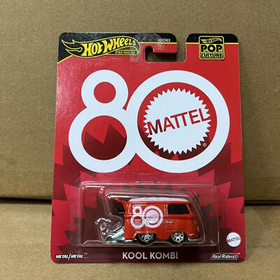 风火轮 HXD63 流行文化大众巴士T1冬瓜车美泰玩具80周年hotwheels