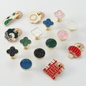 彩色亚克力衣柜橱柜鞋 柜抽屉拉手简约拉手欧式 柜子柜门单孔小把手