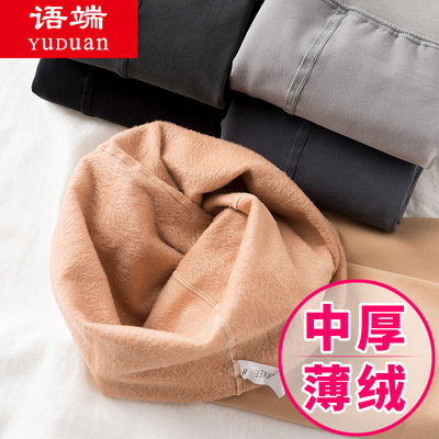 袜子女薄绒冬季中厚连体灰色丝袜