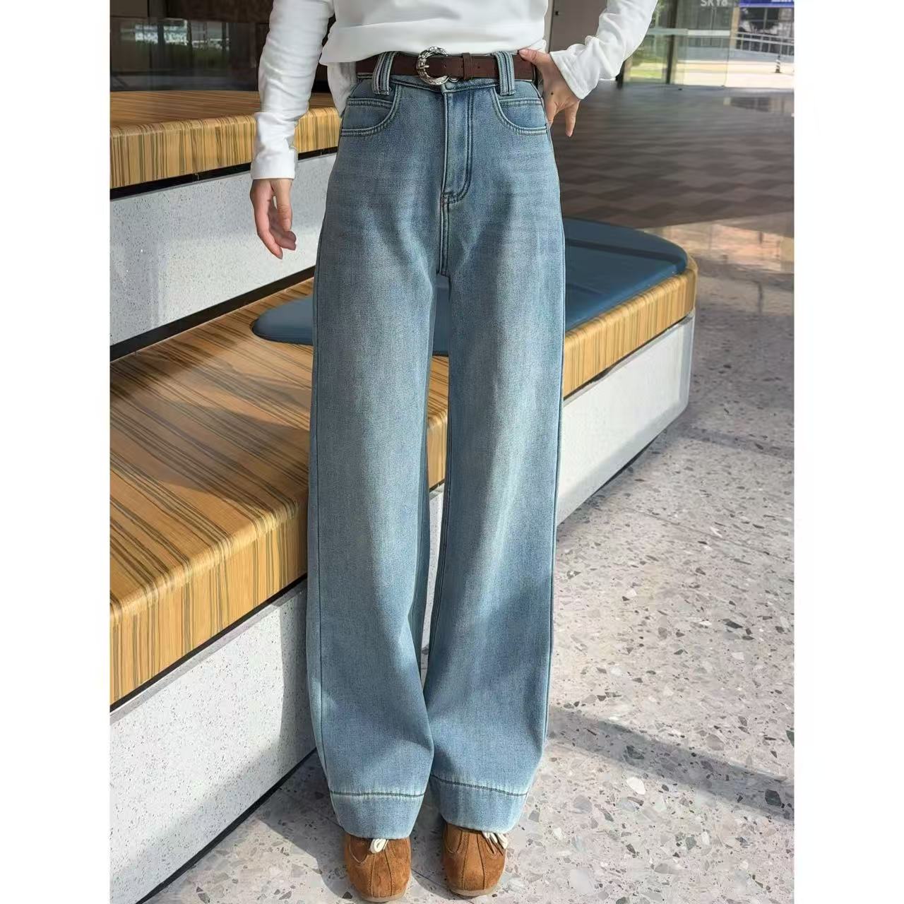 【毋庸置疑窄版裤】小允姐姐2025新款高级牛仔裤【1124】