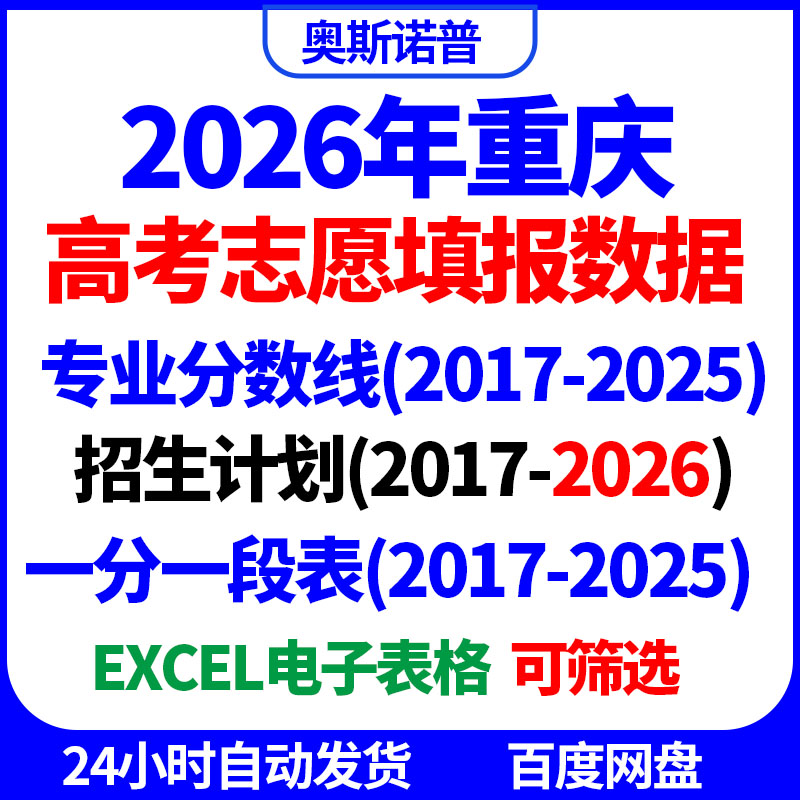 2026招生计划已更新重庆高考志愿填报专科本科专业录取分数位次