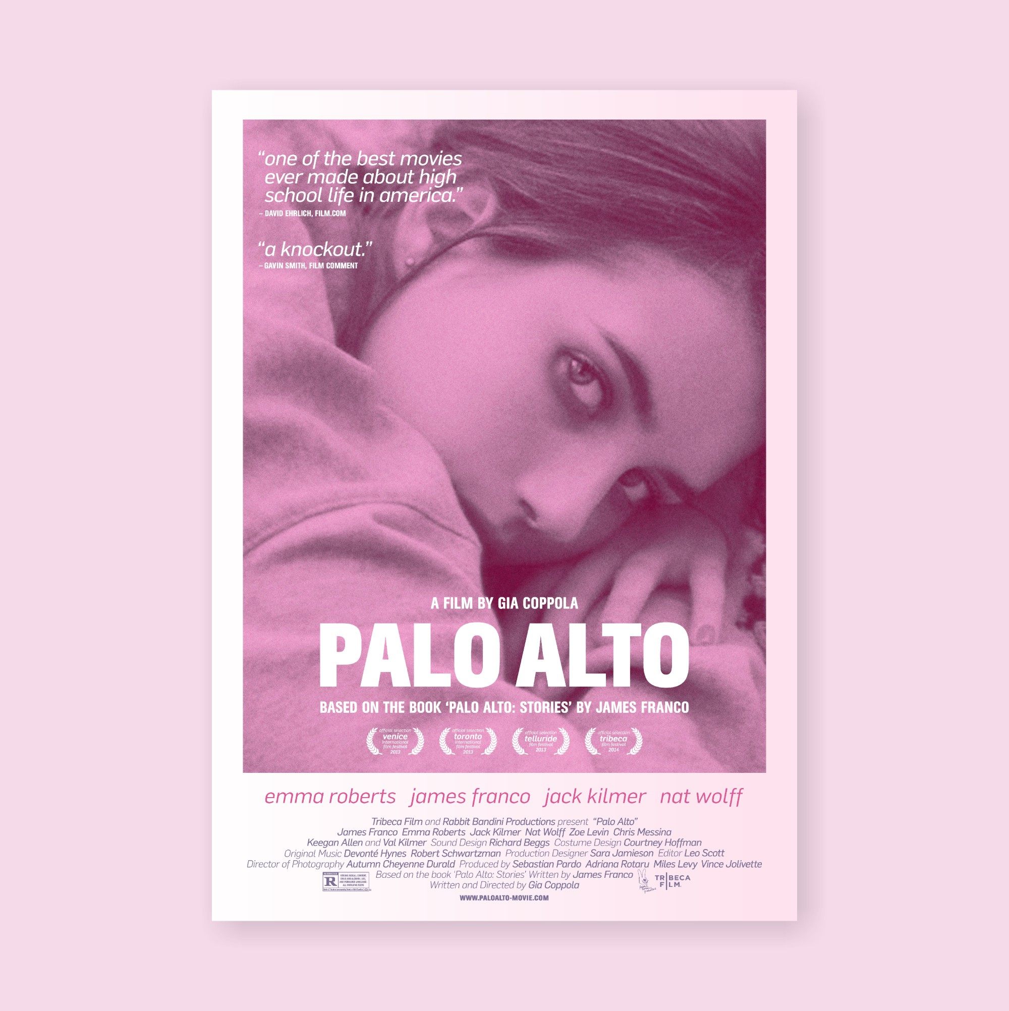 帕罗奥图palo alto电影海报卧室宿舍房间沙发背景装饰画挂画画芯