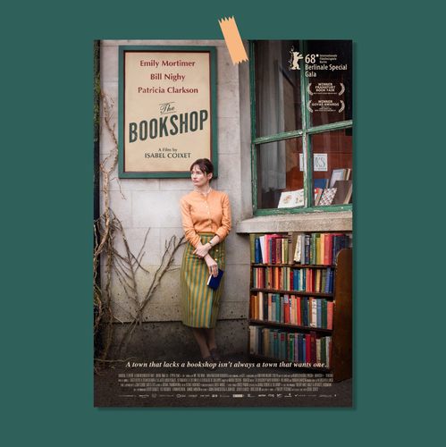 书店 The Bookshop电影海报宿舍卧室咖啡厅书房复古风墙贴装饰画