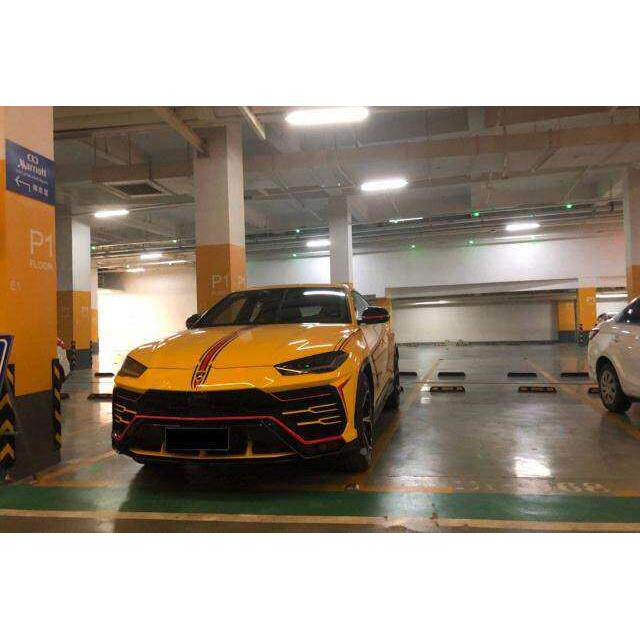 兰基博尼Uru兰博基尼s贴拉花 车身贴 纸装饰机盖车贴个车性彩条