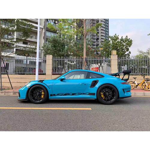 保时捷911GT3 RS车贴拉花 车身侧裙个性装饰 尾翼拉花贴纸字母