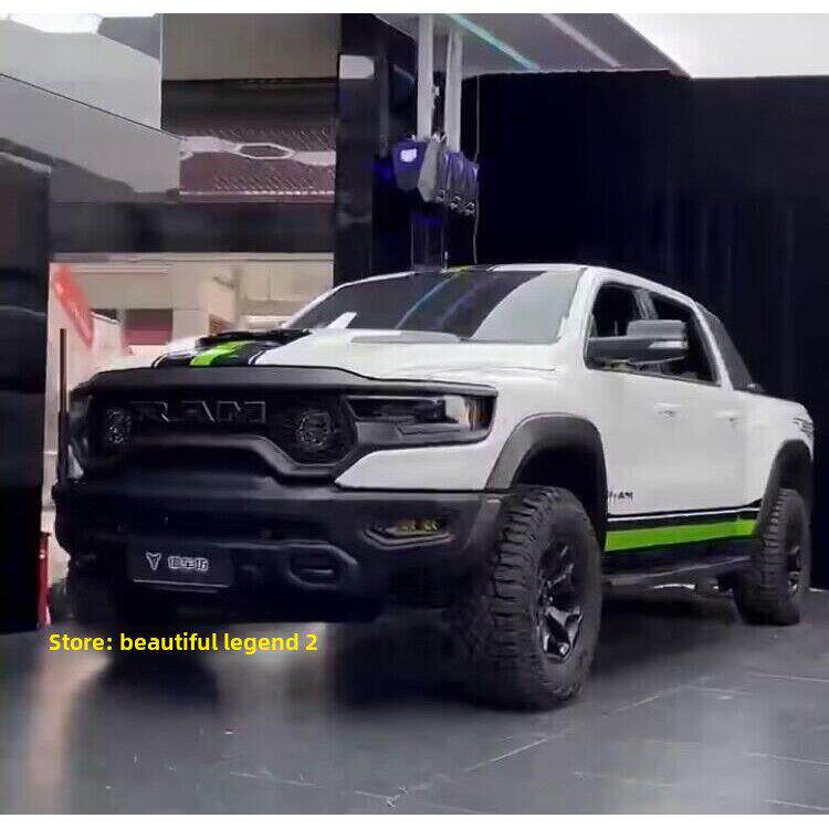 2022款道奇公羊霸王龙TRX机盖车身后尾个性车贴拉花后备箱TRX贴纸