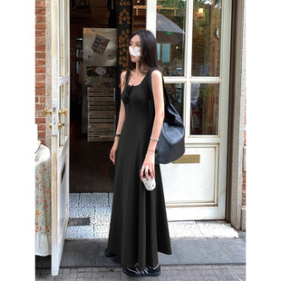 日本offcat小个子辣妹修身显瘦弹力针织连衣裙女2025夏海边度假吊