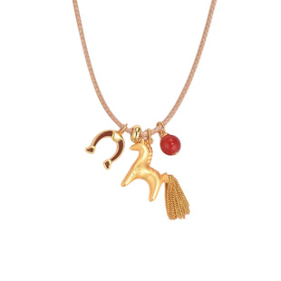 现货工厂直销亚马逊跨境专供小马多吊坠长项链女2026年新款毛衣链