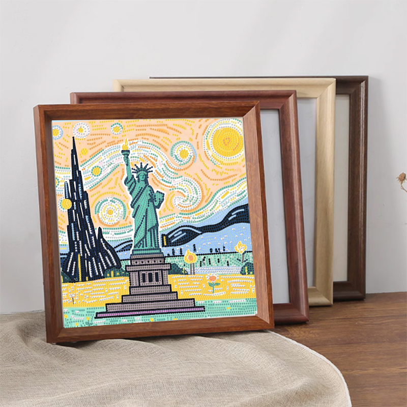 梵高世界名胜钻石画手工DIY材料