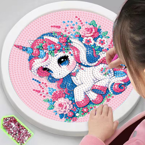 独角兽钻石贴画新年儿童diy手工
