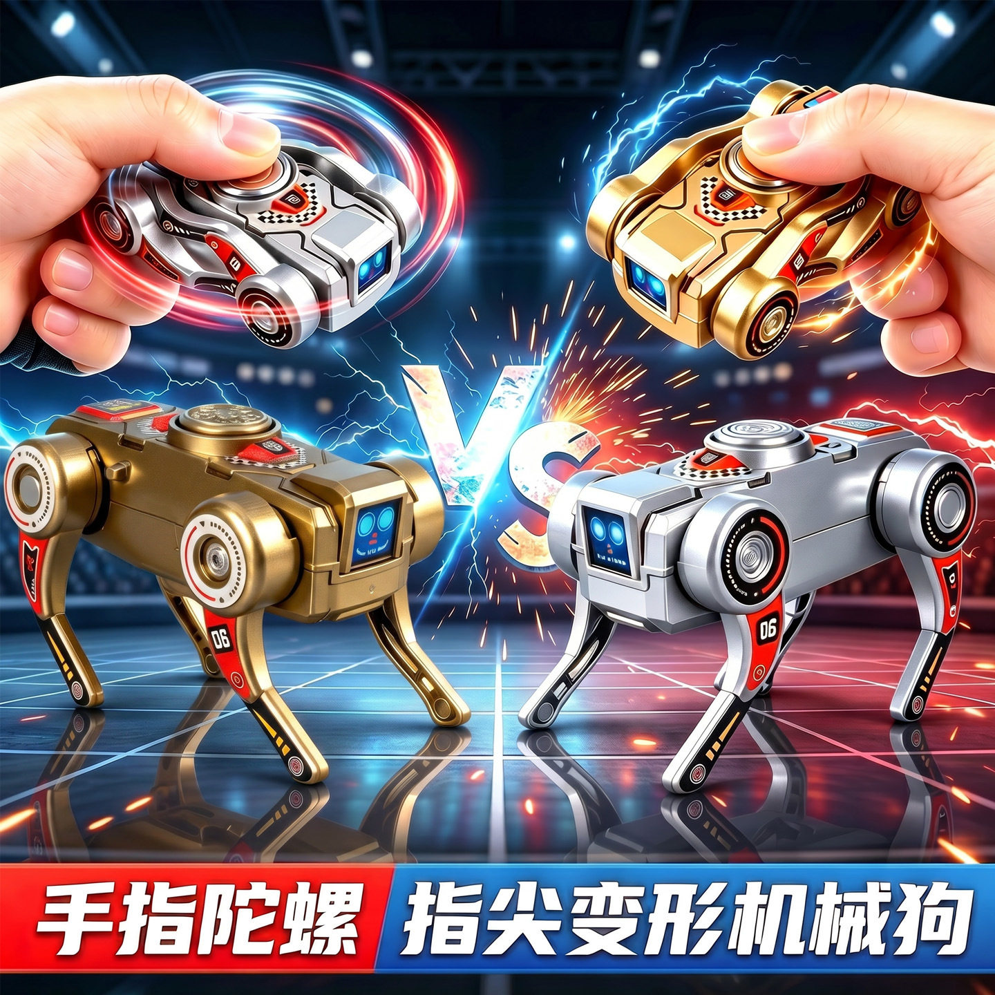 机械狗指尖陀螺可变形坦克机器人