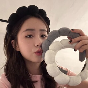 发箍 云朵海绵发箍女显发量高颅顶压发洗脸头箍新款 彩色 秋冬