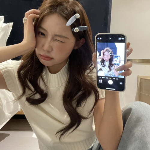 ins个性设计感球球发夹