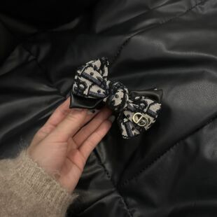 发饰复古百搭发夹香蕉夹优雅气质 少女风蝴蝶结款 元 气满满法式