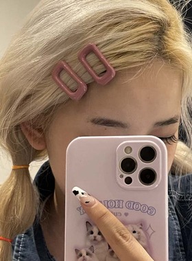 挤走乌云和不开心~ ins网红糖果色小巧韩版刘海侧边bb碎发夹发饰