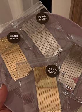 简约基础一字夹一包洗脸化妆碎发定妆夹气质刘海夹前额碎发发夹