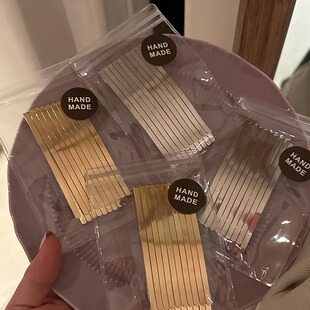 简约基础一字夹一包洗脸化妆碎发定妆夹气质刘海夹前额碎发发夹