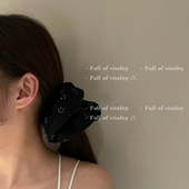 韩国ins小众网红同款 笑脸大肠发圈头绳飘带蝴蝶结发夹丝巾扎发绳