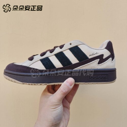 板鞋阿迪达斯防滑耐磨系带低帮男