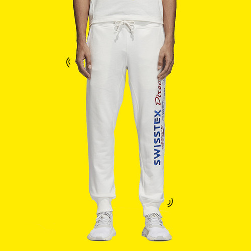 adidas字母刺绣男子休闲长裤