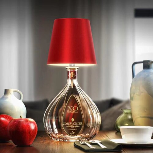cordless bottle lamp小台灯极简小夜灯创意小夜灯创意DIY 酒瓶灯