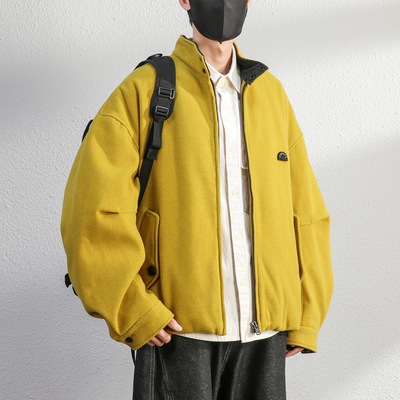 加拿大专柜鹅绒绵羊毛毛呢羽绒服男士情侣款阔版冬季保暖加厚外套