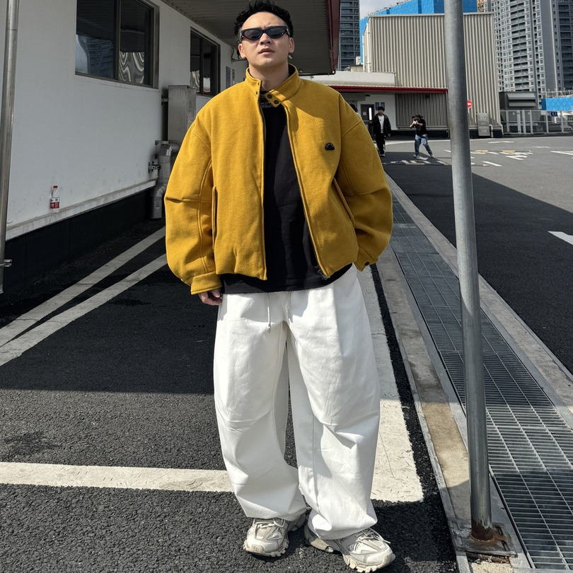 易麦25新款鹅绒羽绒外套冬季男士加厚保暖立领潮牌外套25919