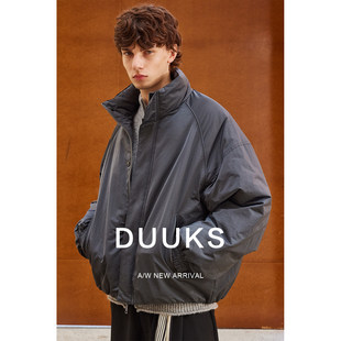 冬季韩系翻领羽绒服男士90白鸭绒羽绒服外套青年高级感上衣夹克