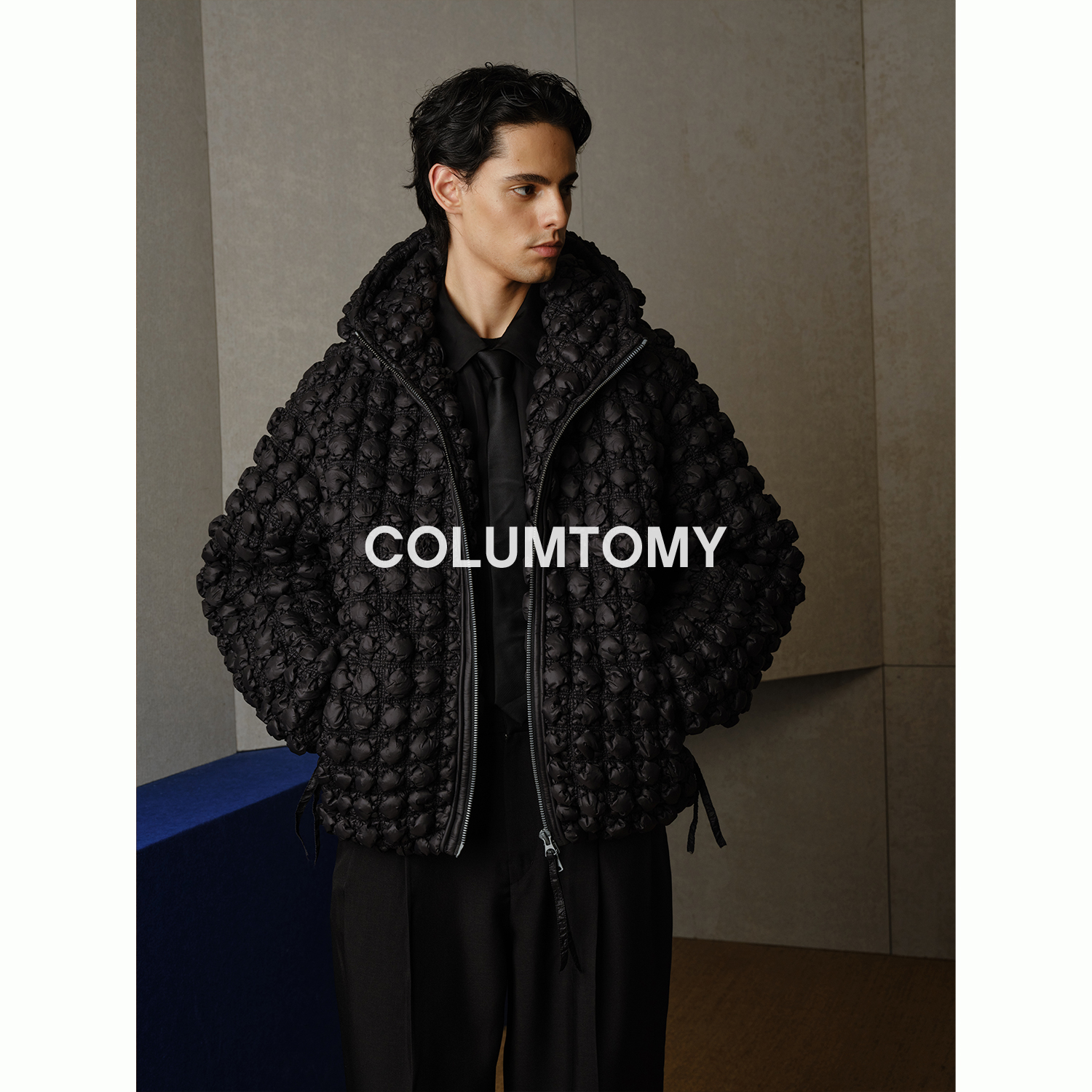 90白鹅绒连帽羽绒服2025冬季新款短款老钱风男士加厚外套高级保暖