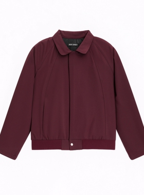 UPUP STREET简约休闲插肩翻领棉衣男加厚保暖夹克高级感时尚外套