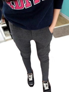 春季 百搭运动休闲女裤 新款 小脚卫裤 超显瘦加绒加厚修身 店主自留