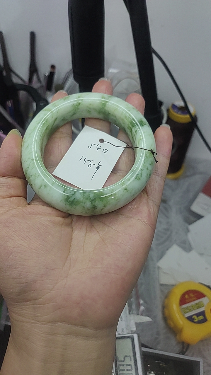 岫玉胖老油翠甲翠54口