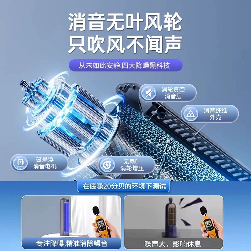 小风扇桌面风扇静音便携式办公室桌上小型宿舍床上电风扇家用M60