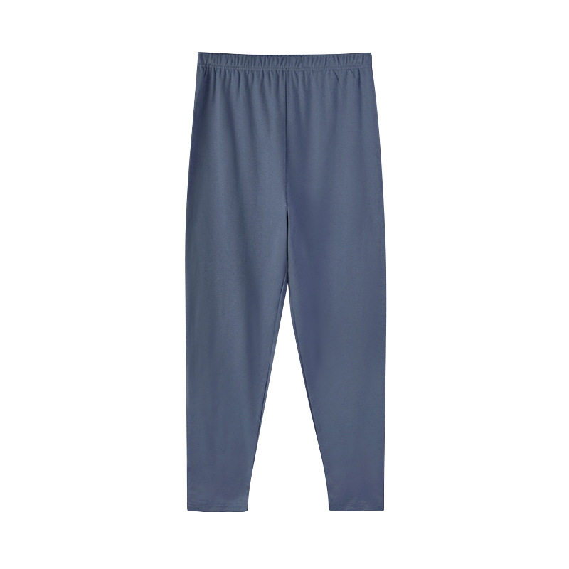 男纯棉秋裤男家居裤中老年爸爸宽松大码散口宽松秋裤