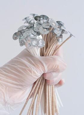 过蜡蜡芯 diy香薰蜡烛蜡芯 环保蜡线进口htp品质白色不结块环保棉