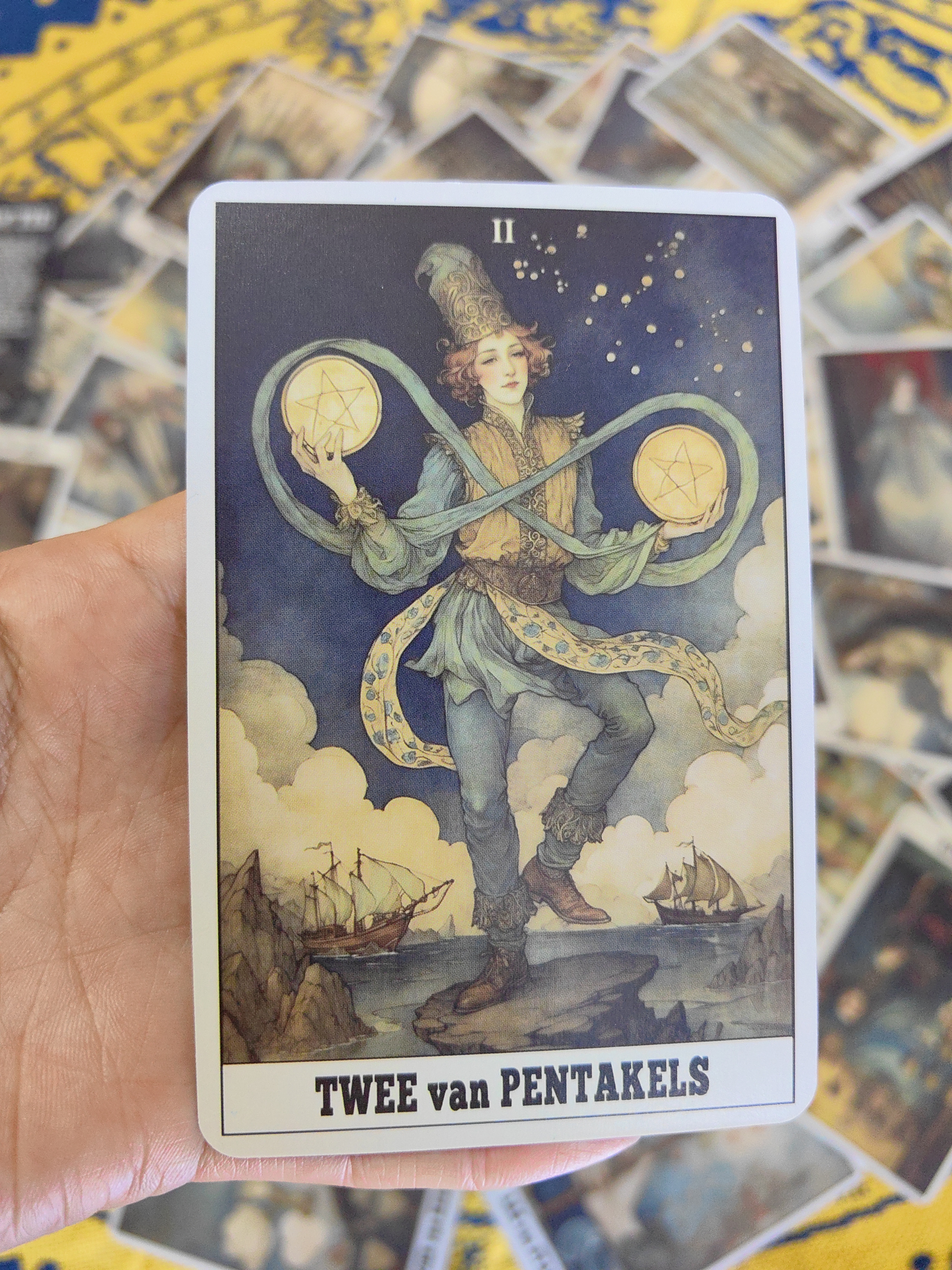 荷兰正版韦特《云雾》塔罗牌7.4*11.5cm新款桌游卡牌独家限量发售