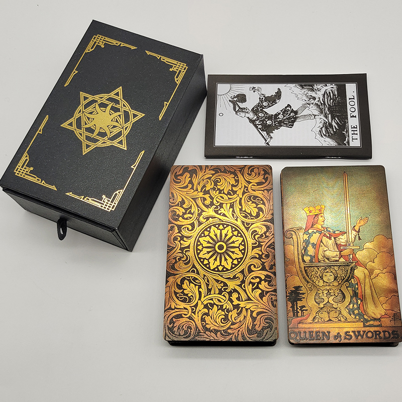 无边框经典塔罗牌可湿水尺寸送