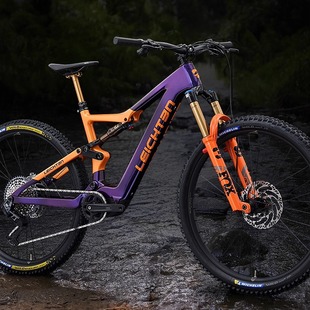 来登-雷霆电助力软尾山地自行车中置电机碳纤维车架林道AM山地