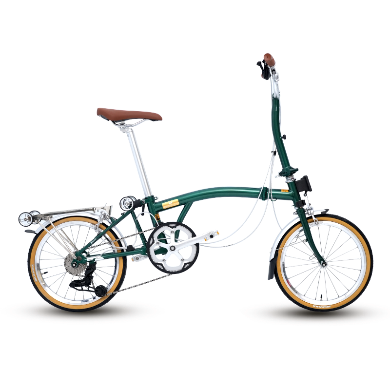 SQNYI/善骑Z500折叠自行车16寸禧玛诺8速超轻便携通勤休闲单车