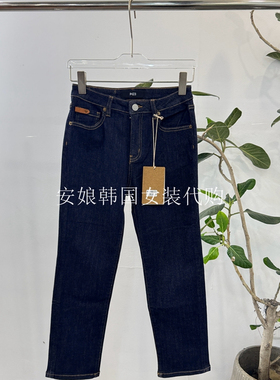 安娘韩国代购PH23东大门女装2025秋新款时尚直筒烟管牛仔裤66821