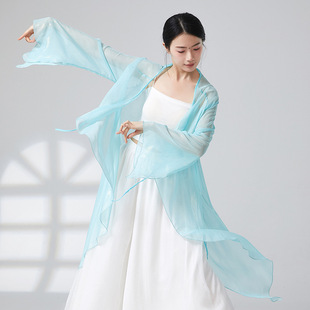 前世今生中国古风爵士新白蛇舞衣古风飘逸纱衣飘逸舞台装 舞蹈服