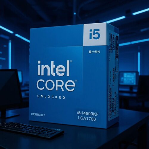 酷睿14代 i5-14600KF 14核20线程台式机CPU处理器支持主板B760