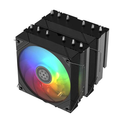 银昕（SilverStone）FM620 CPU风冷散热器 双塔6热管镀镍铜底ARGB