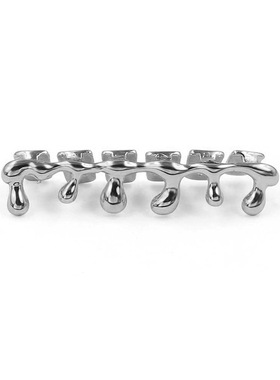 欧美嘻哈牙套Drip Grillz水滴牙套新款万圣节装扮饰品 嘻哈大金牙