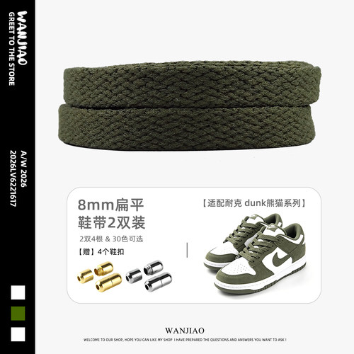适配耐克dunk扁平懒人免系鞋带扣