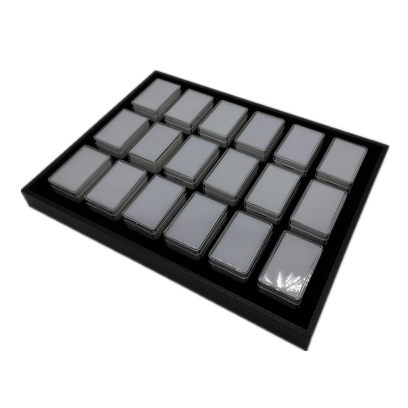 首饰盒展示托盘彩宝裸钻戒面文玩