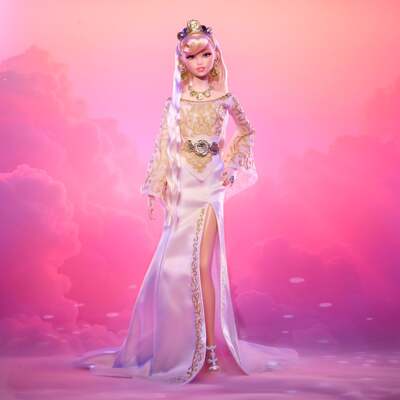 美国代购珍藏版金标会员Barbie Fantastical Realms Doll芭比娃娃